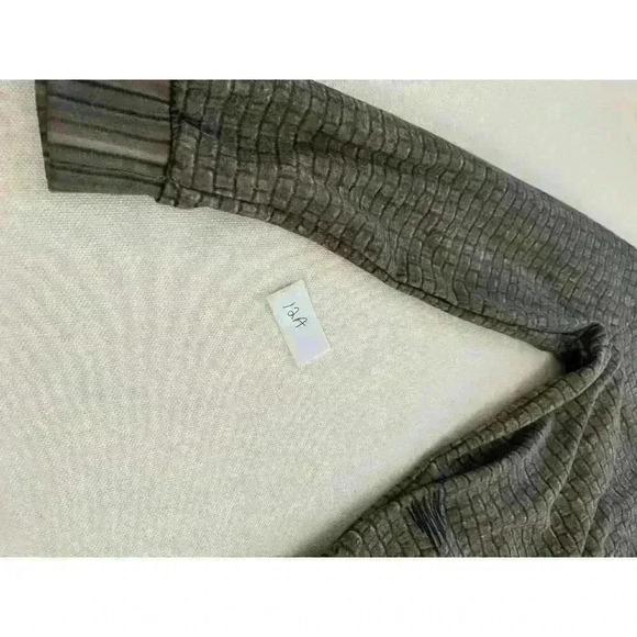 oc orderplus Hoodie / Sweatshirt ~ Brick Pattern ~ Green Combo ~ Sz Large - Picture 10 of 10